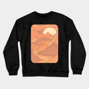 A peachy land Crewneck Sweatshirt